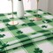MikiUp St. Patrick's Day Checkered Rectangle Tablecloth - Waterproof and Washable Holiday Green Shamrock Table Cloth Decorative Table Cover for Outdoor, Indoor Party Dining Room, 60 x 84 Inch